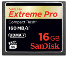 SanDisk Extreme PRO� CompactFlash� Memory Card 16Gb