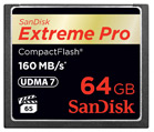 SanDisk Extreme PRO� CompactFlash� Memory Card 64Gb