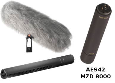 DIGITAL: Sennheiser MKH 8060 AES42 Gun mic + Rycote Windshield Kit 4